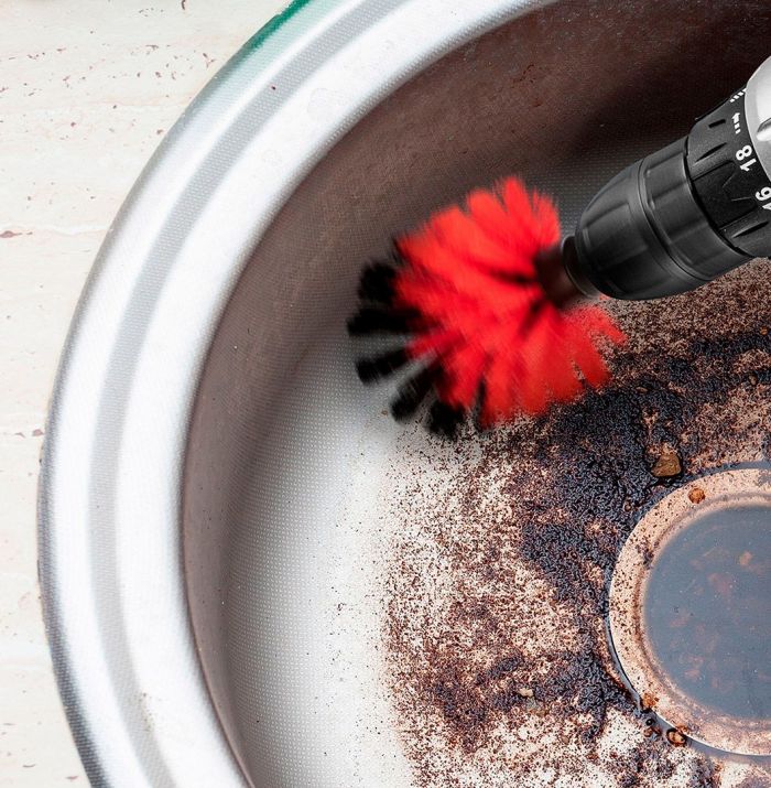 Щітки для чищення GRAPHITE для дрилів 1/4" HEX 50мм, 90мм, 100мм, 130мм набір 4шт