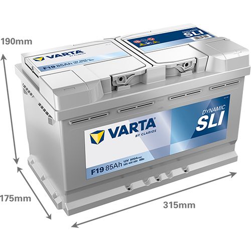 Акумулятор Varta Dynamic SLI 12В 85Аг 800А R+ (585400080)