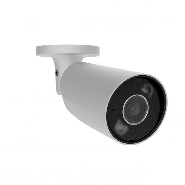 IP-Камера дротова Ajax BulletCam HL white, 5мп, 2.8мм, гібридне підсвічування IR 35м, білий Led 50м, Poe, True WDR, IP 65,  аудіо, кут огляду 100° до 110°, вулична, біла