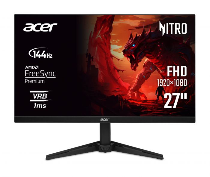Монітор Acer 27" QG271P6bip HDMI, DP, IPS, 144Hz, 1ms