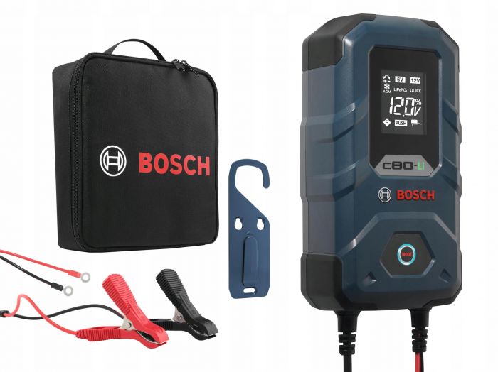 Зарядний пристрій Bosch C80-LI, 6/12В, 14-400А·год, 15А, IP65 (0 189 921 080)