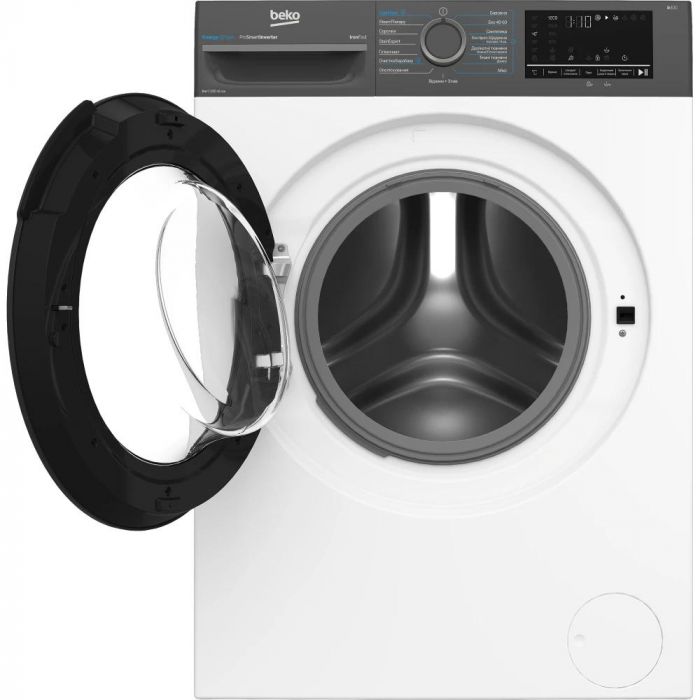 Пральна машина Beko фронтальна, 8кг, 1200, A, 50см, дисплей, пар, інвертор, білий