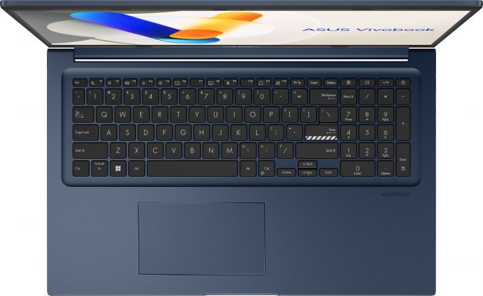 Ноутбук ASUS Vivobook 17 X1704VA-AU455 17.3" FHD IPS, Intel 5 120U, 16GB, F512GB, UMA, NoOS, Блакитний