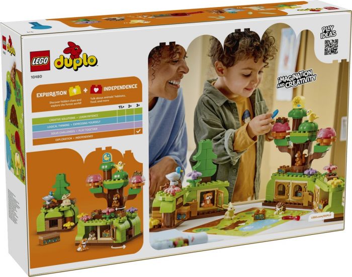 Конструктор LEGO DUPLO Town Ліс відкриттів із дикими тваринами