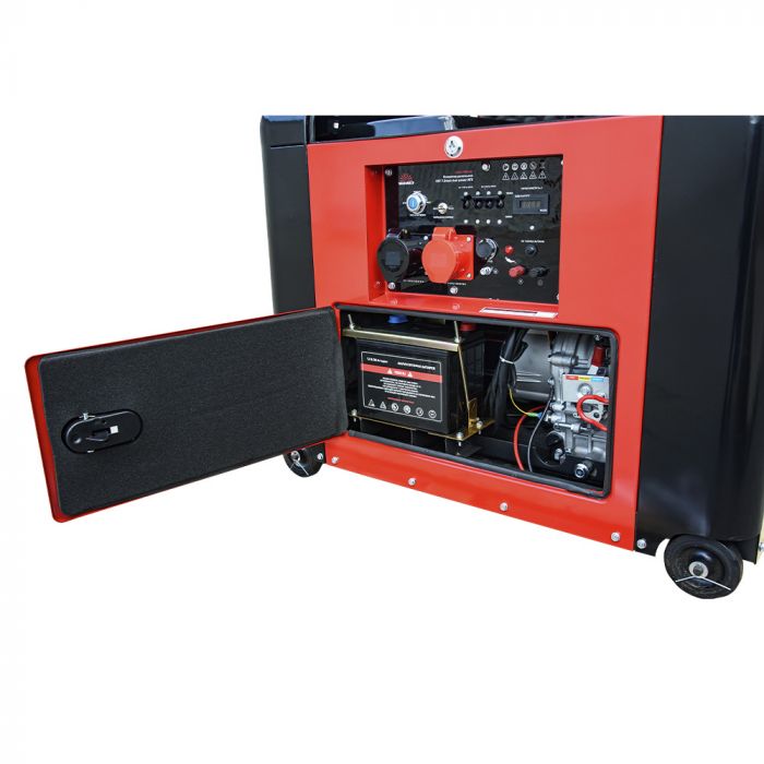 Генератор дизельний Vitals Master EST 7.0dsat dual power + ATS 230/400В, 7.0/7.5кВт, електростартер, 158кг