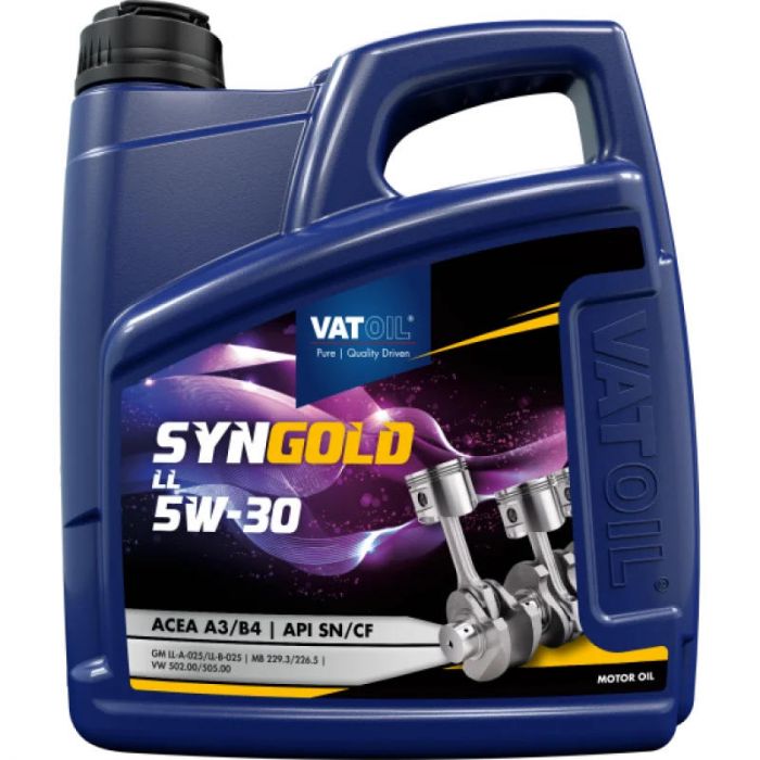 Олива моторна VATOIL SynGold LL 5W-30 4л (10-4 LL) (50017)