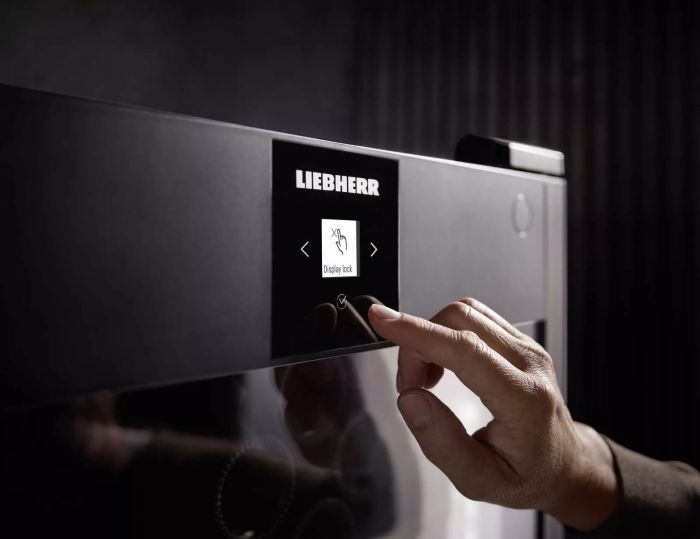 Холодильник Liebherr для вина, 168.4x60х76.3, полок - 5, зон - 1, бут-196, ST, дисплей, чорний
