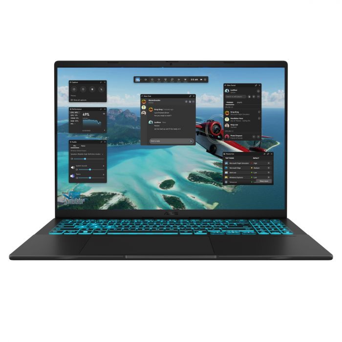 Ноутбук ASUS Vivobook V16 V3607VJ-TK222 16" WUXGA, Intel 5 210H, 16GB, F1TB, NVD3050-6, NoOS, Чорний