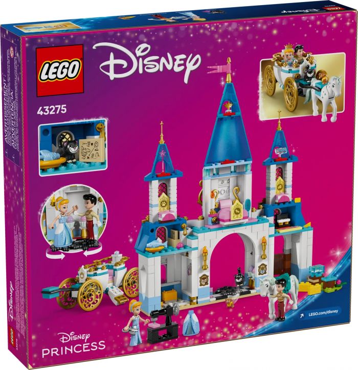 Конструктор LEGO Disney Princess Замок Попелюшки й карета