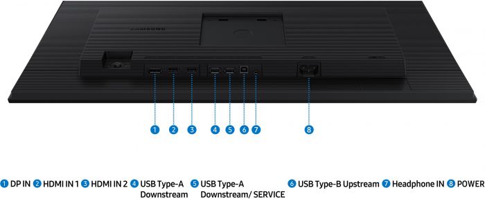 Монітор Samsung 27" S27D400 2*HDMI, DP, USB, IPS, 100Hz