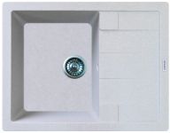 Мийка кухонна Adamant Anila, штучний камінь, прямокут., з крилом, 645х495х200мм, чаша - 1, врізна, Old stone