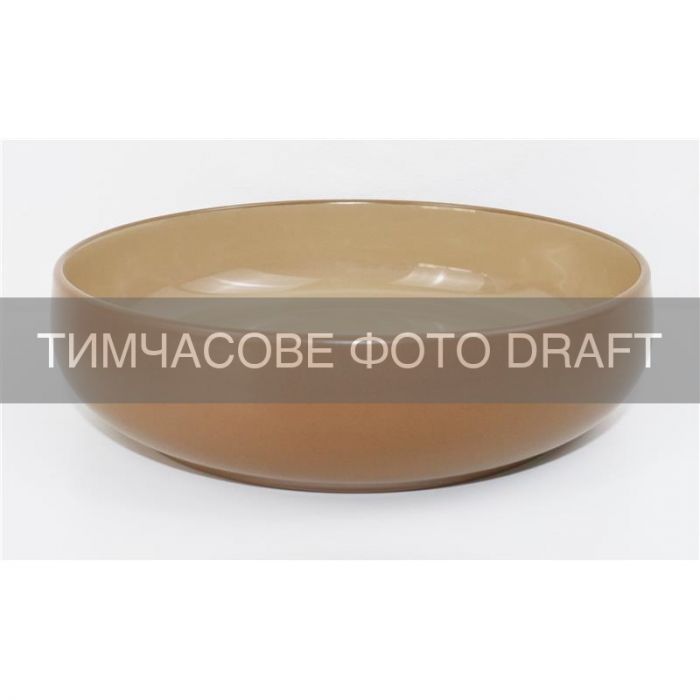 Тарілка глибока ARDESTO Enna, 900мл, 20см, кераміка, коричневий