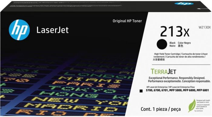 Картридж HP 213X CLJ Ent 5700/6700/6701, MFP 5800/6800 Black (9000 стор)