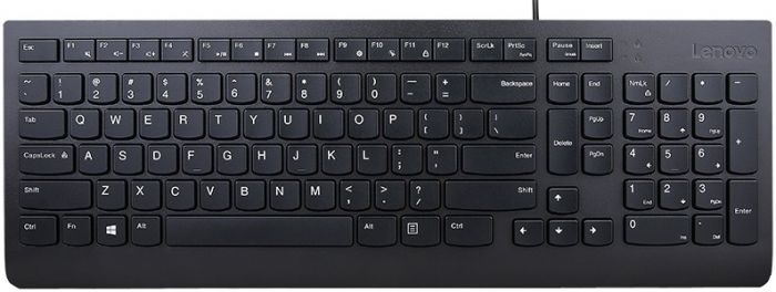 Клавіатура Lenovo Essential Wired Keyboard (Black) - Ukraine