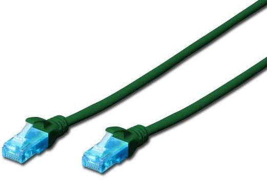 Патч-корд 2E CAT 5e, UTP, 5м, 26AWG, RJ45, 7/0.16, Cu, LSZH, зелений