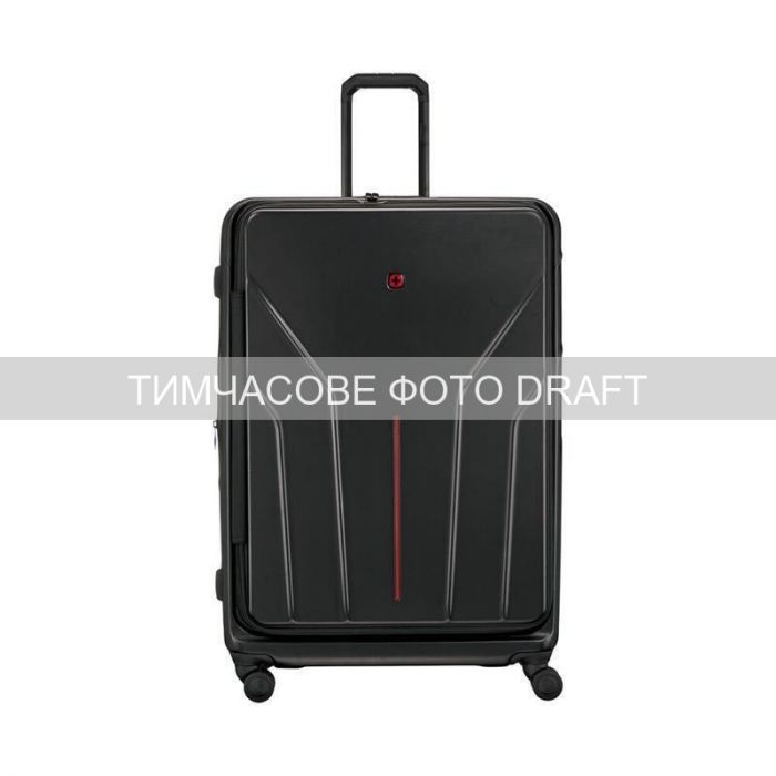 Валіза Wenger Amplix Hardside Large, велика, полікарбонат, TSA, 4 колеса, розширення, чорний