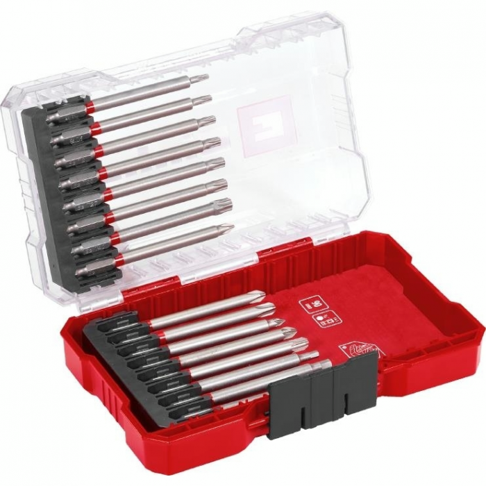 Біти Einhell, набір 16шт, PH, PZ, Torx, 80мм, кейс