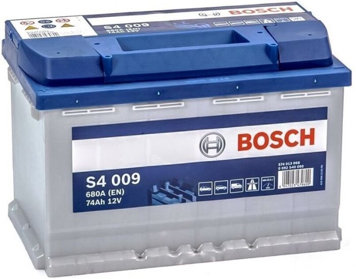 Акумулятор Bosch S4 12В 74А·год 680А L+ (0 092 S40 090)