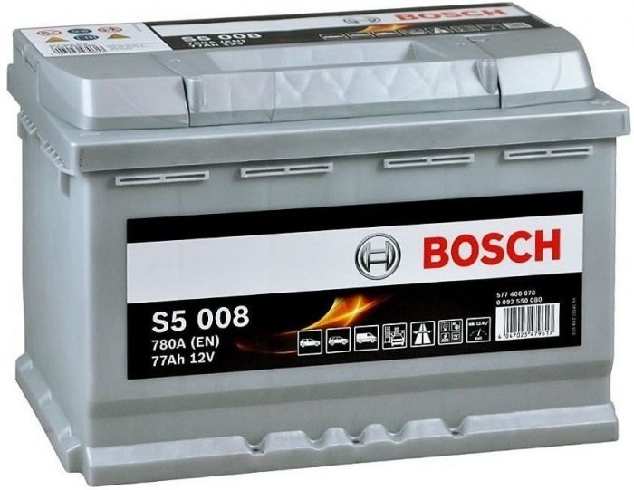 Акумулятор Bosch S4 12В 77А·год780А R+ (0 092 S50 080)