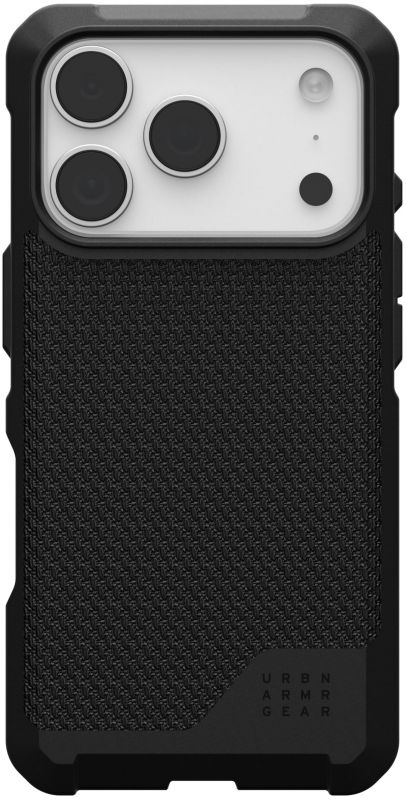 Чохол UAG для iPhone 17 Pro, Metropolis LT MagSafe, Kevlar Black