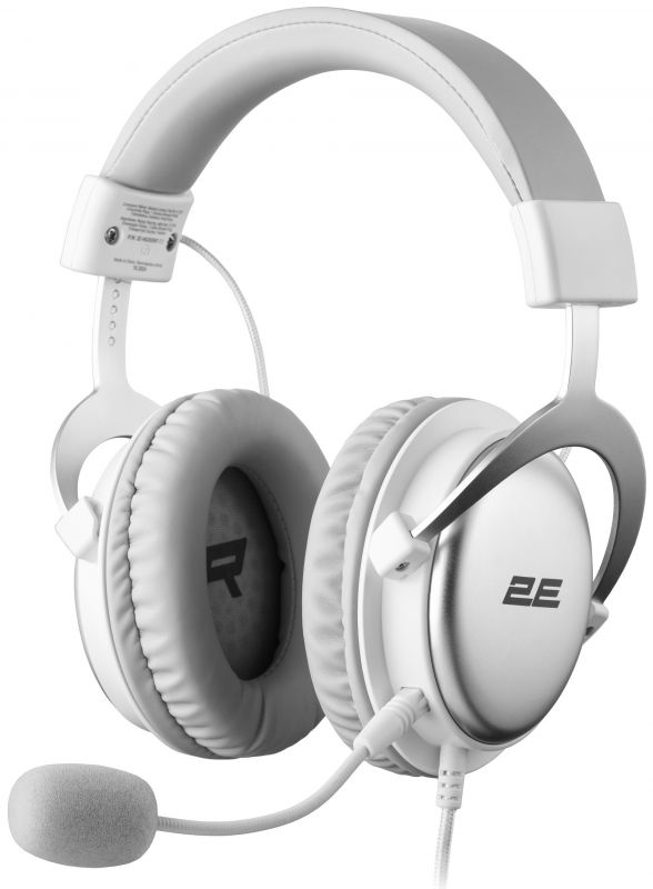 Гарнітура ігрова 2E GAMING HG355, 7.1, mini-jack/dual 3.5мм/USB-A, 1.5/1.5/0.2м, білий