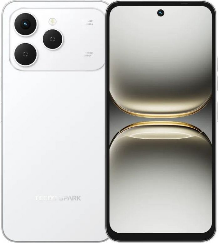 Смартфон TECNO Spark 40 (KM5n) 6.67" 8/256ГБ, 2SIM, 5200мА•год, Veil White