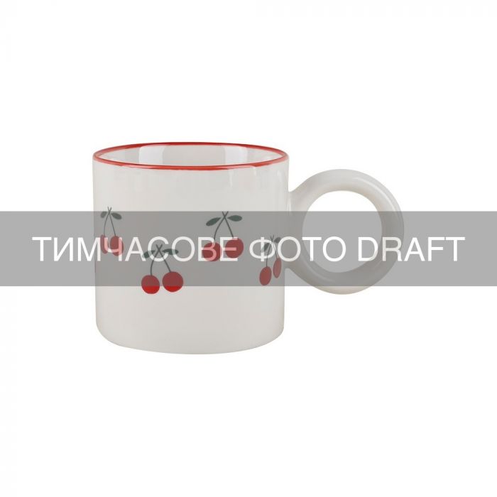 Чашка ARDESTO Cherry, 330мл, порцеляна, багатокольоровий