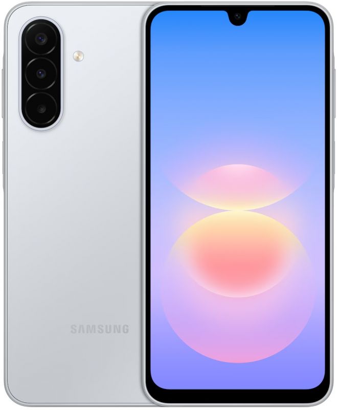 Смартфон Samsung Galaxy A18 (A185) 6.7" 8/256ГБ, 2SIM, 5000мА•год, сріблястий