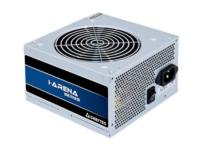 Блок живлення CHIEFTEC iArena  (500W), >85%, 120мм, 1xMB 24pin(20+4), 1xCPU 8pin(4+4), 3xMolex, 5xSATA, 1xPCIe 8pin(6+2), Bulk