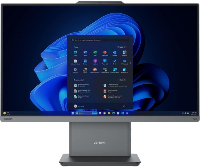 Комп'ютер персональний моноблок Lenovo ThinkCentre neo 50a 24-G5 23.8" FHD IPS AG, Intel i3-1315U, 8GB, F256GB, UMA, WiFi, кл+м, без ОС, сірий