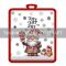 Прихватка ARDESTO Christmas Santa 18х20см, 100% поліестер (верх), 100% бавовна (низ), сірий