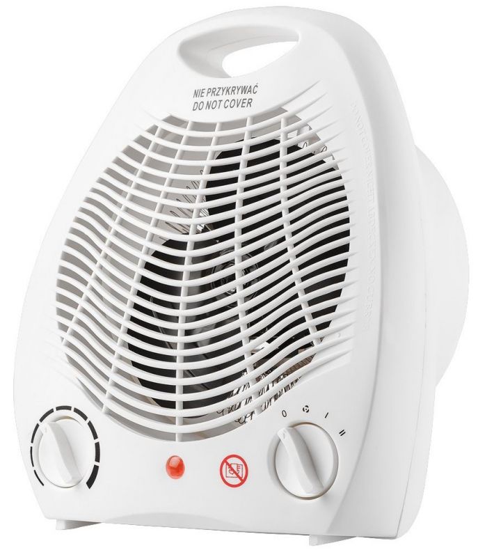 Тепловентилятор Neo Tools, 25м2, 2000Вт, мех. упр-ння, спіральний нагрів. елемент, білий