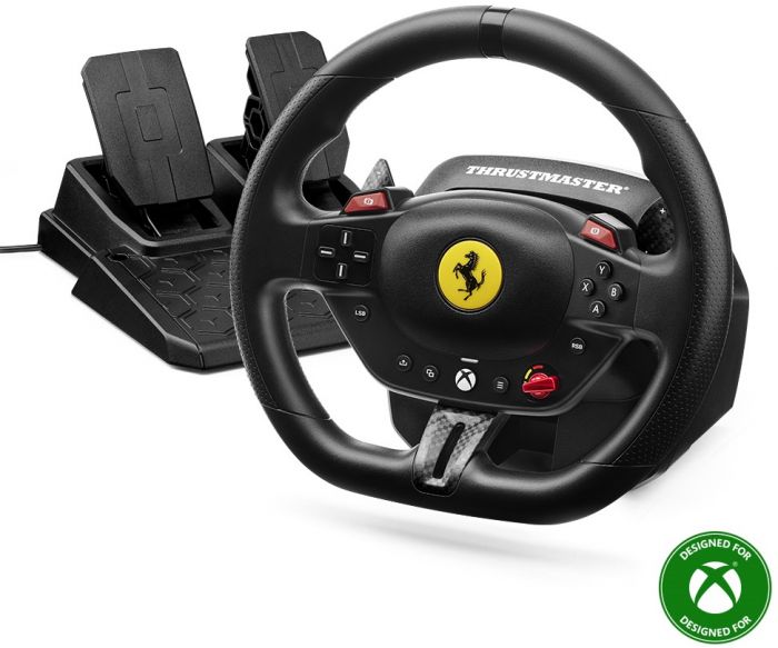 Кермо і педалі Thrustmaster T98-X FERRARI 296 GTS EU, PC/XBOX Кермо і педалі Thrustmaster T98-X FERRARI 296 GTS EU, PC/XBOX