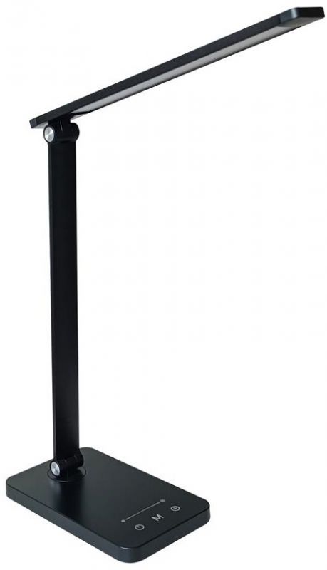 Лампа настільна OSRAM Panan DISK FOLD SQ 6.5W 3000К 4000К 6500К з димером, чорний