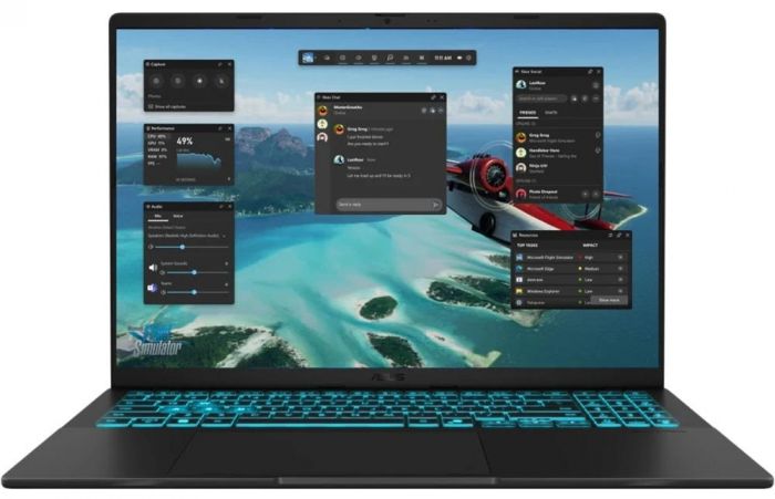 Ноутбук ASUS Vivobook V16 V3607VM-TK151 16" WUXGA, Intel 7 240H, 16GB, F512GB, NVD5060-8, NoOS, Чорний