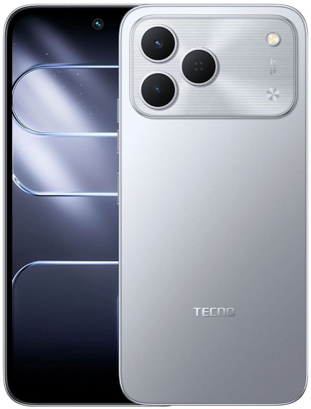 Смартфон TECNO Spark 50 (KN4n) 6.78" 8/256ГБ, 2SIM, 6700мА•год, Neo Titanium