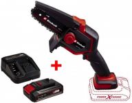 Пила ланцюгова акумуляторна Einhell GE-PS 18/15 Li BL Kit PXC 18В акб 1х2.5А·год шина 158мм різ 125мм 4.8 м/с 1.1кг