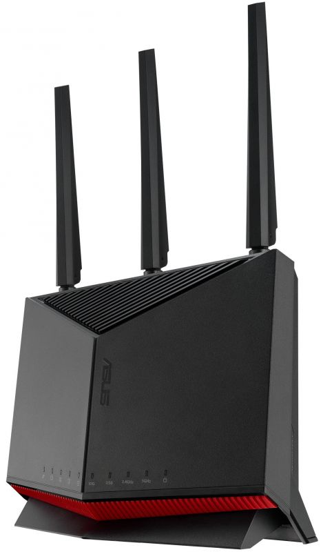 Маршрутизатор ASUS RT-BE86U BE6800, 3x2.5GE LAN, 1x2.5GE LAN/WAN, 1x10GE LAN/WAN, 1xUSB3.2, 1xUSB2.0, MESH