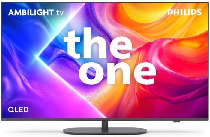 Телевізор 55" Philips QLED 4K 144Hz Smart Titan OS Black Ambilight