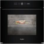 Духова шафа Whirlpool електрична, 73л, A+, дисплей, конвекція, піроліз, телескопічні напрямні, чорний