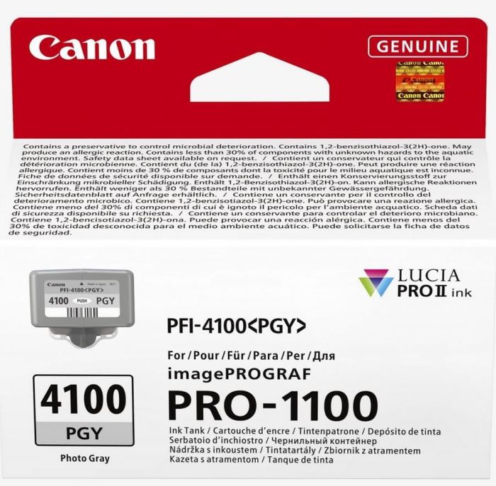 Картридж Canon PFI-4100 imagePROGRAF PRO-1100 Photo Gray