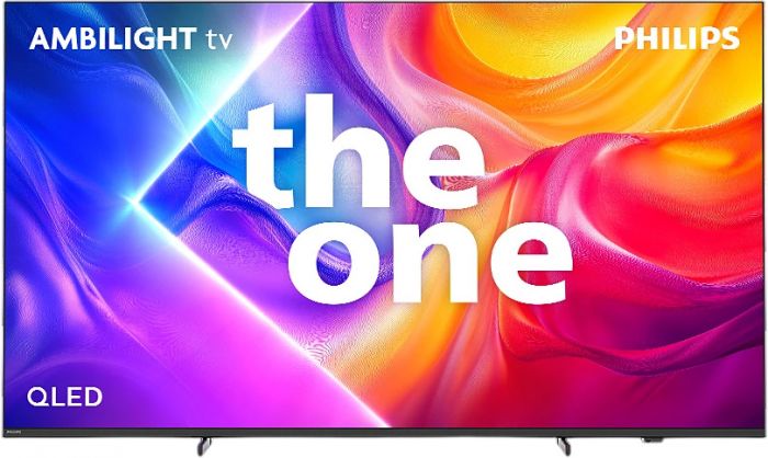 Телевізор 75" Philips QLED 4K 144Hz Smart Titan OS Black Ambilight