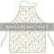 Фартух ARDESTO Spring flowers 60х80см, 100% поліестер, білий
