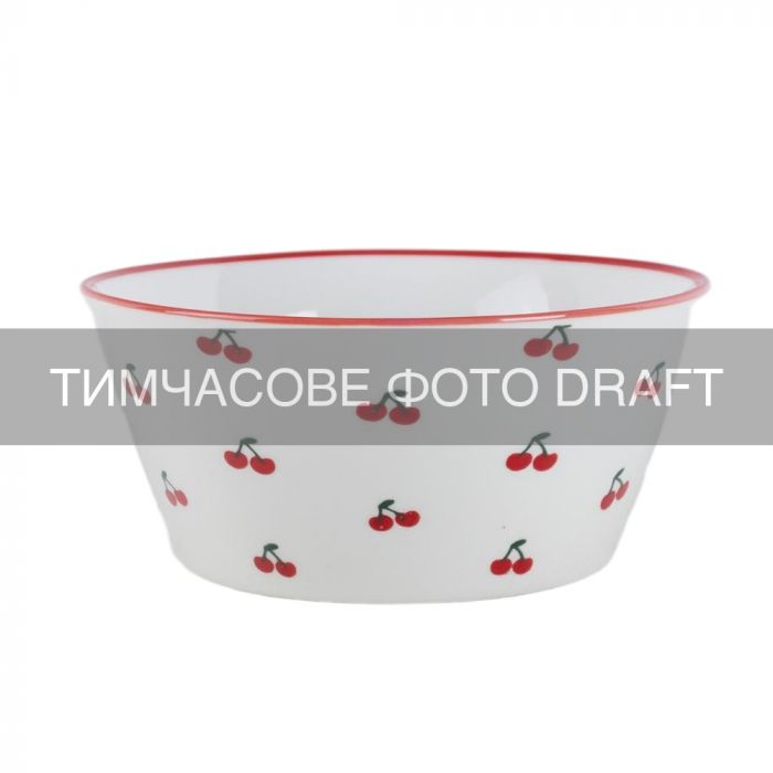 Салатник ARDESTO Cherry, 14см, 450мл, порцеляна, багатокольоровий