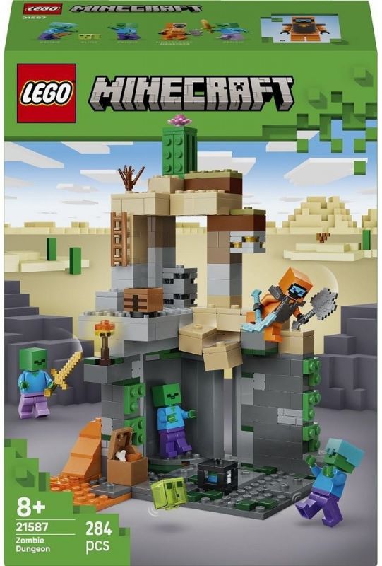 Конструктор LEGO Minecraft Підземелля зомбі