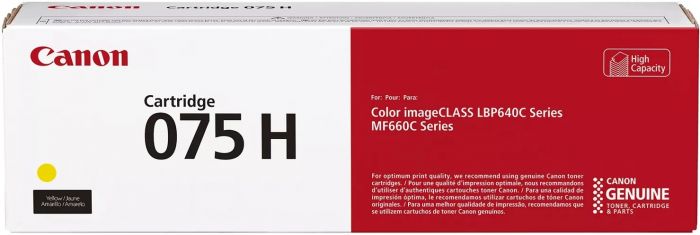 Картридж Canon 075H MF664Cdw/MF667Cdw/LBP646Cdw/LBP647Cdw Yellow (2500 стор.)