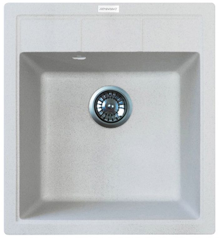Мийка кухонна Adamant Brick, штучний камінь, квадрат, без крила, 460x515x200мм, чаша - 1, врізна, Old stone