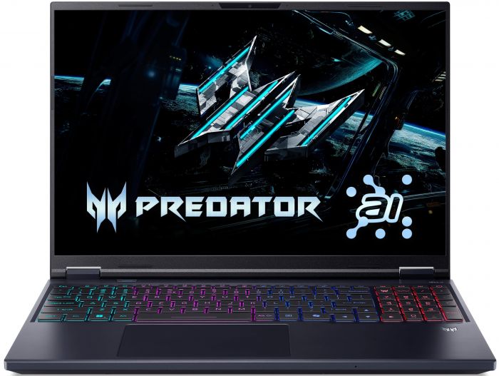 Ноутбук Acer Predator Helios Neo 16 PHN16-73 16" WQXGA, Intel U9-275HX, 64GB, F2TB, NVD5070-8, Lin, чорний