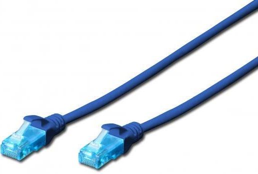 Патч-корд 2E CAT 5e, UTP, 0.50м, 26AWG, RJ45, 7/0.16, Cu, LSZH, синій