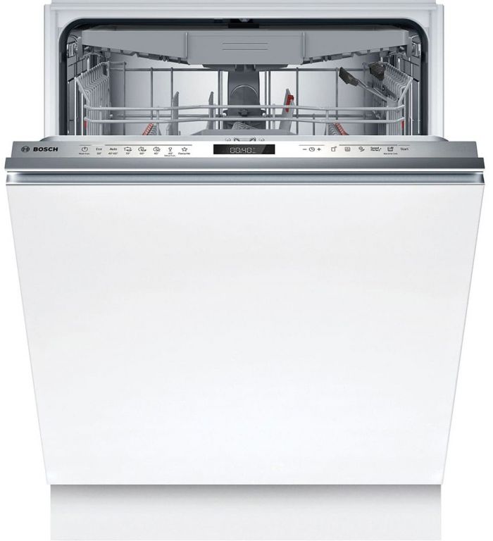 Посудомийна машина Bosch вбудована, 14компл., A, 60см, дисплей, 3й кошик, білий